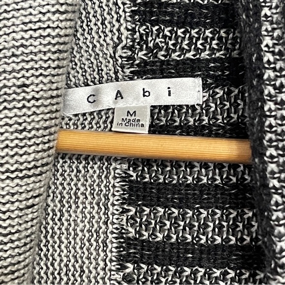 Cabi Patchwork Open Cardigan Black M - Picture 3 of 4